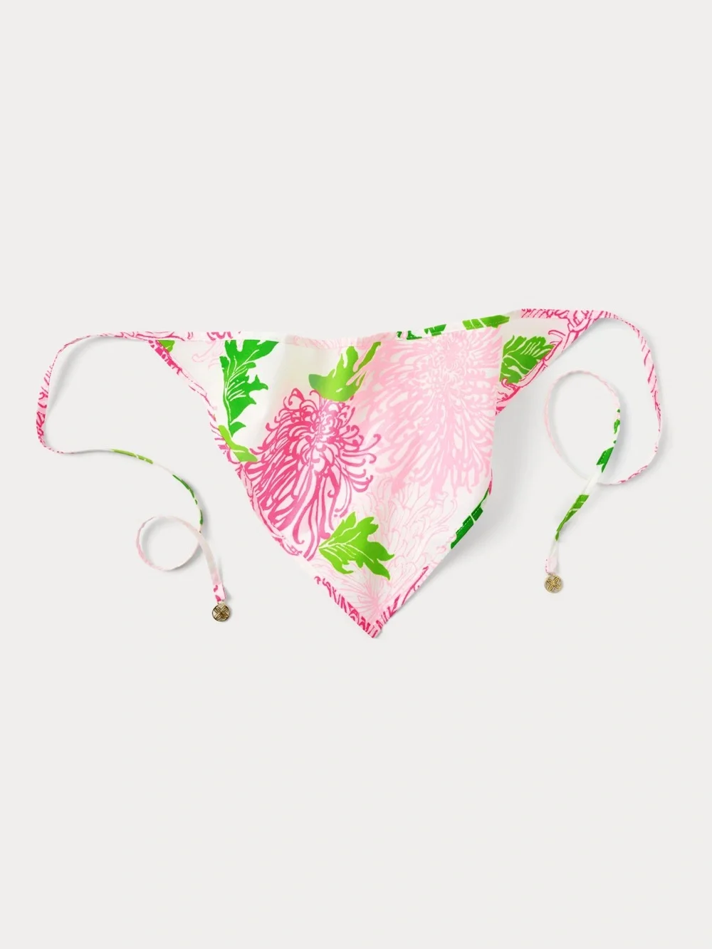 Lilly Pulitzer Floral Bandana Trio in Pink & Green NWOT